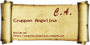 Czuppon Angelina névjegykártya
